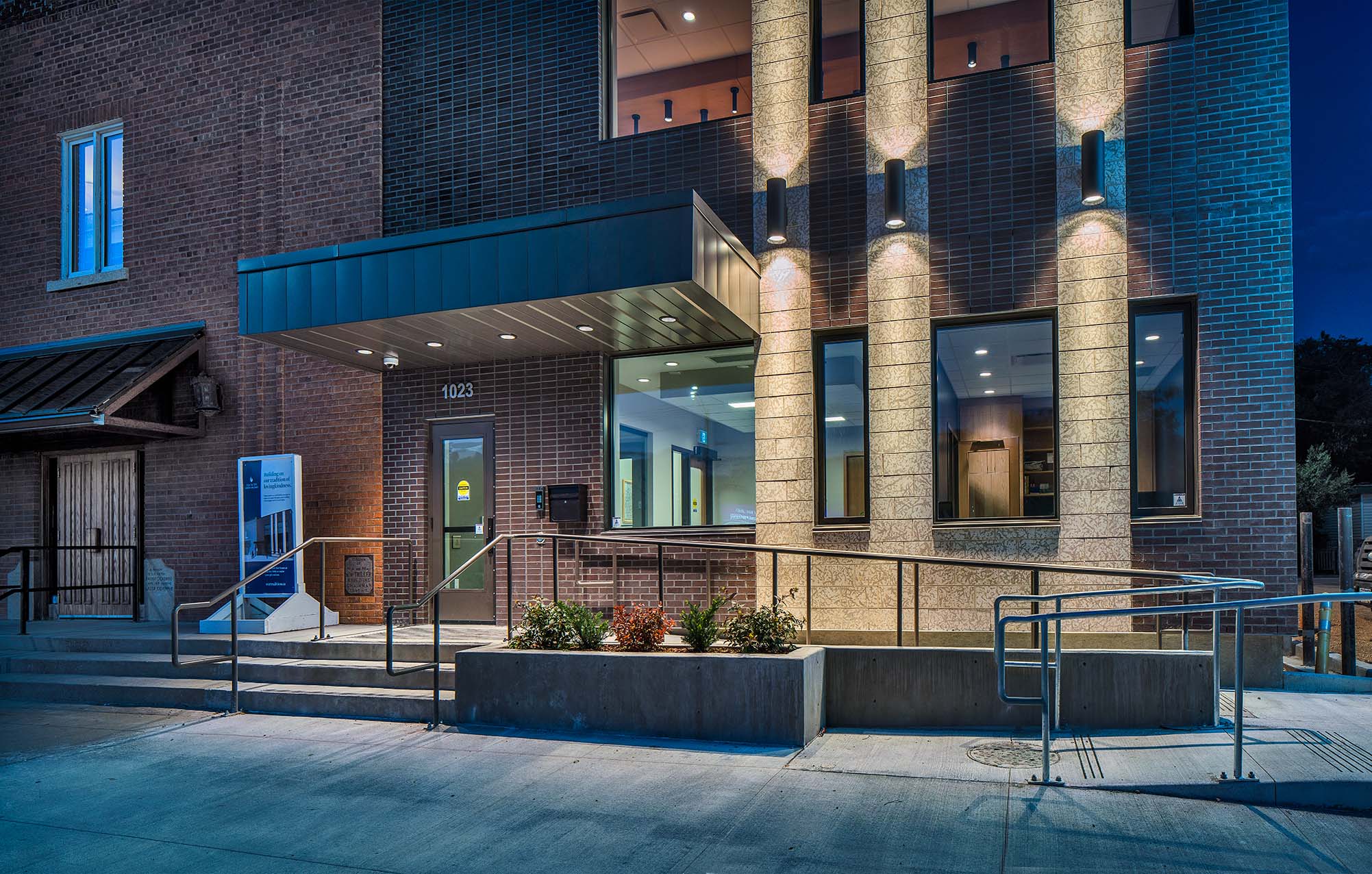 Donors are recognized on a unique art piece